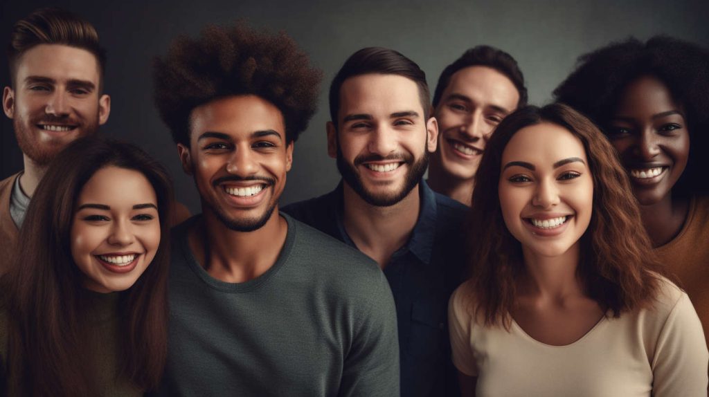 Happy people kicking opiate addiction